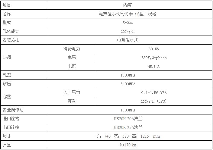 石家庄液化气气化炉