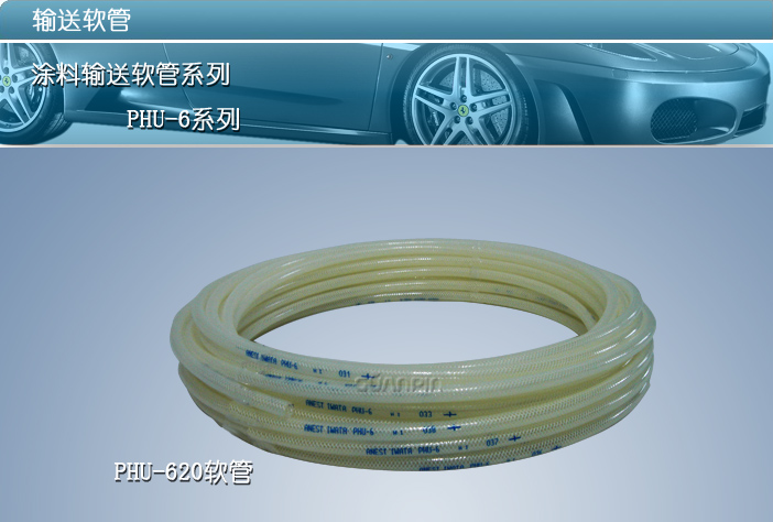 Coating transport hose