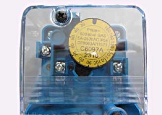 Honeywell gas switch