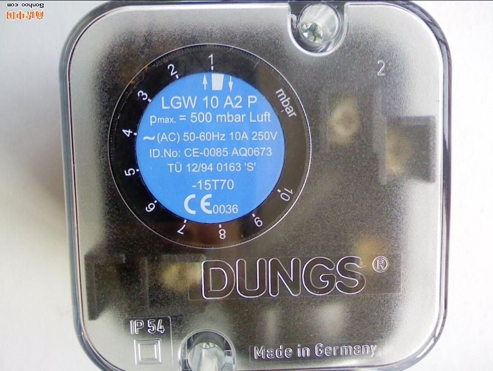 Dungs pressure switch